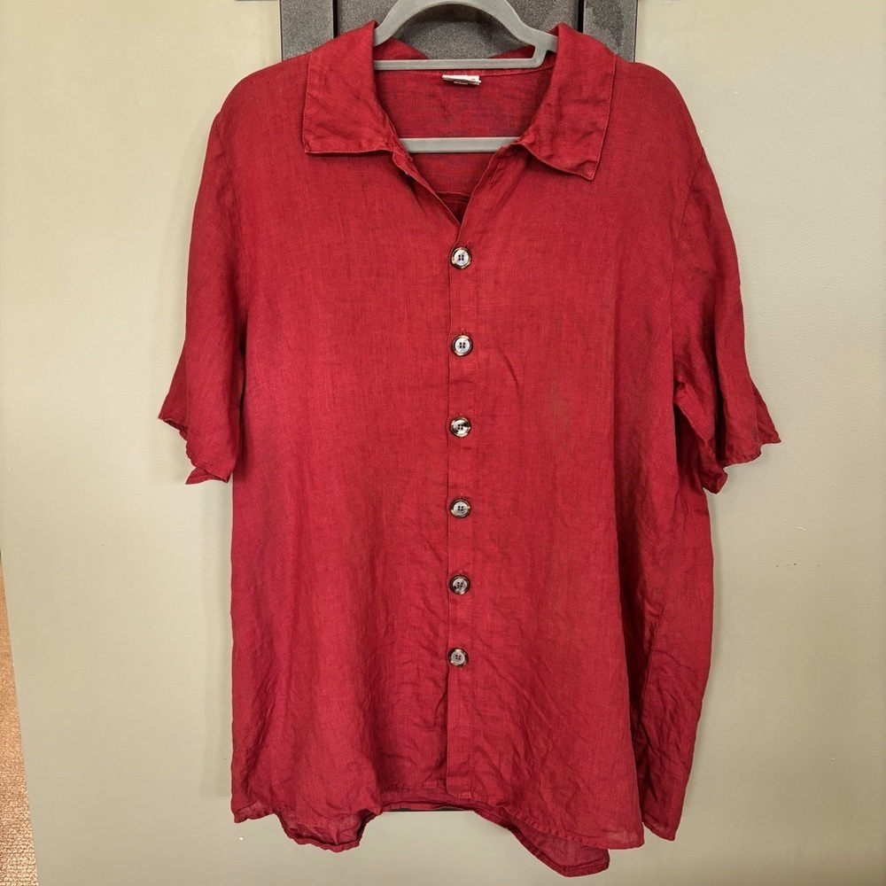 CP Shades Men’s Oversized Linen Shirt - size M​​
